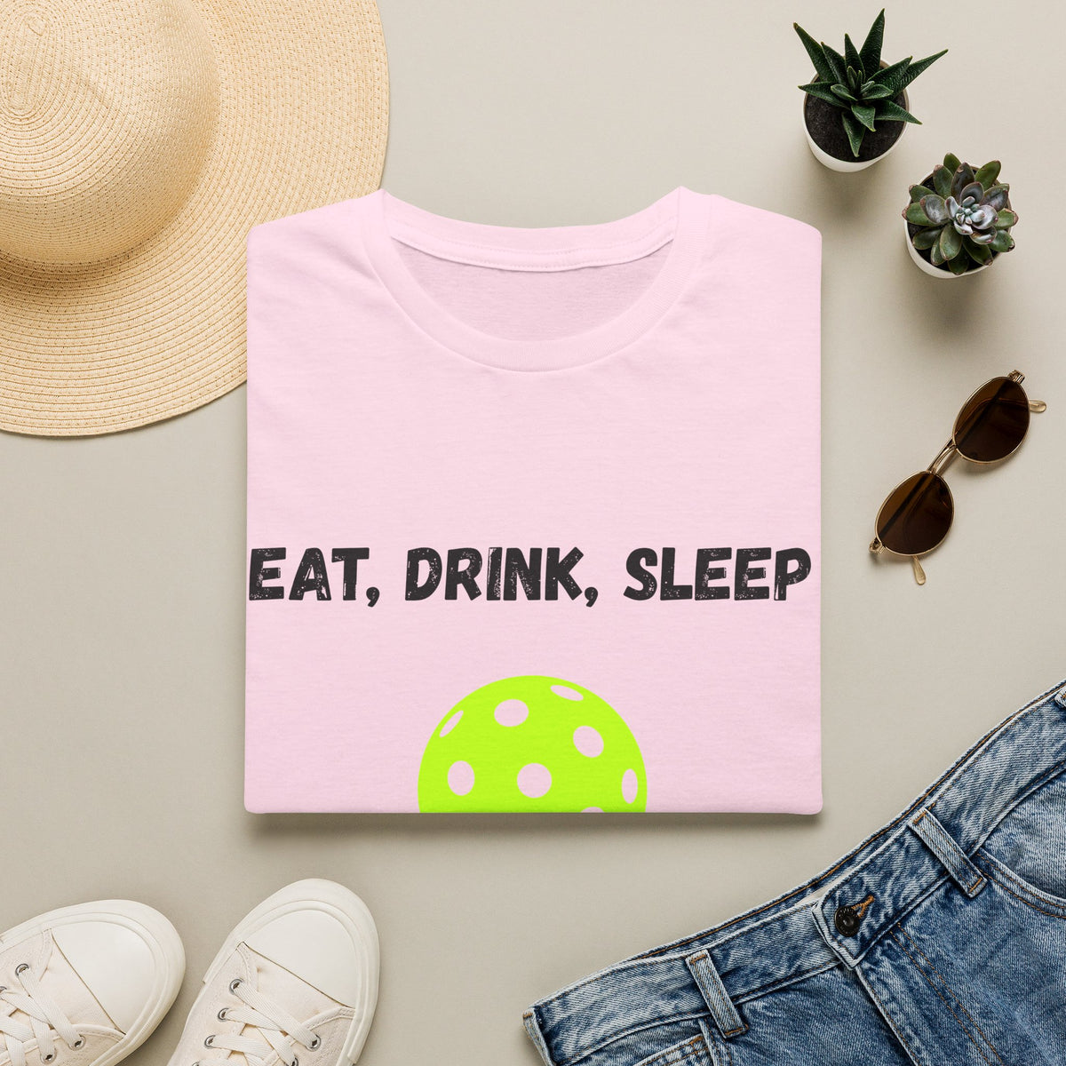 Eat, Drink, Sleep Play Pickleball T-Shirt