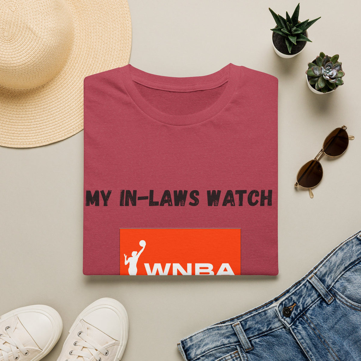 My In-Laws Watch WNBA T-Shirt