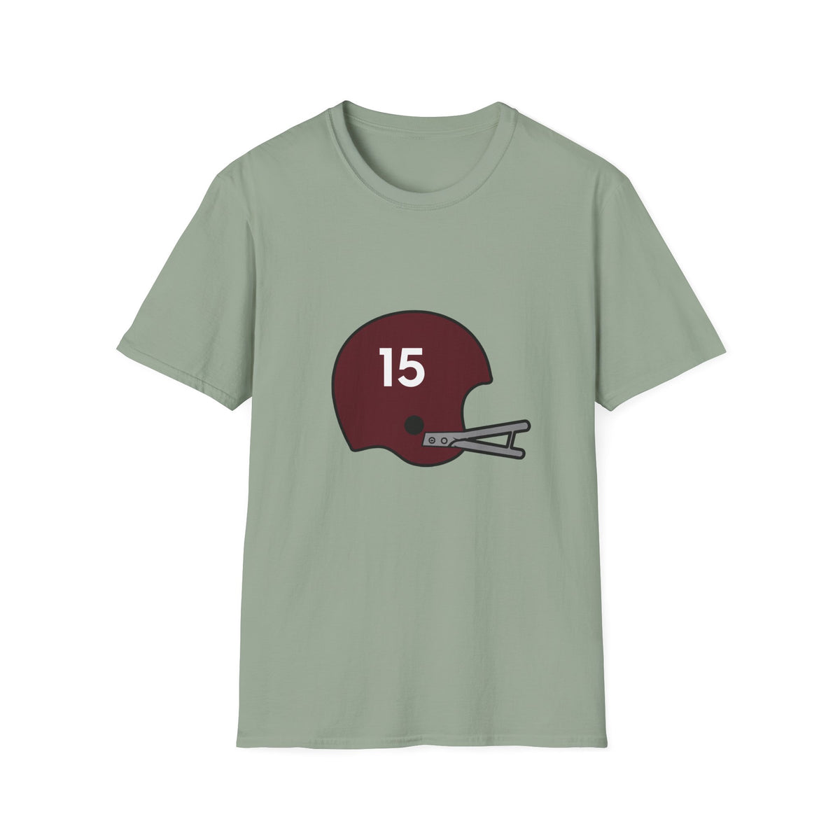 Maroon & White Vintage Helmet- #15