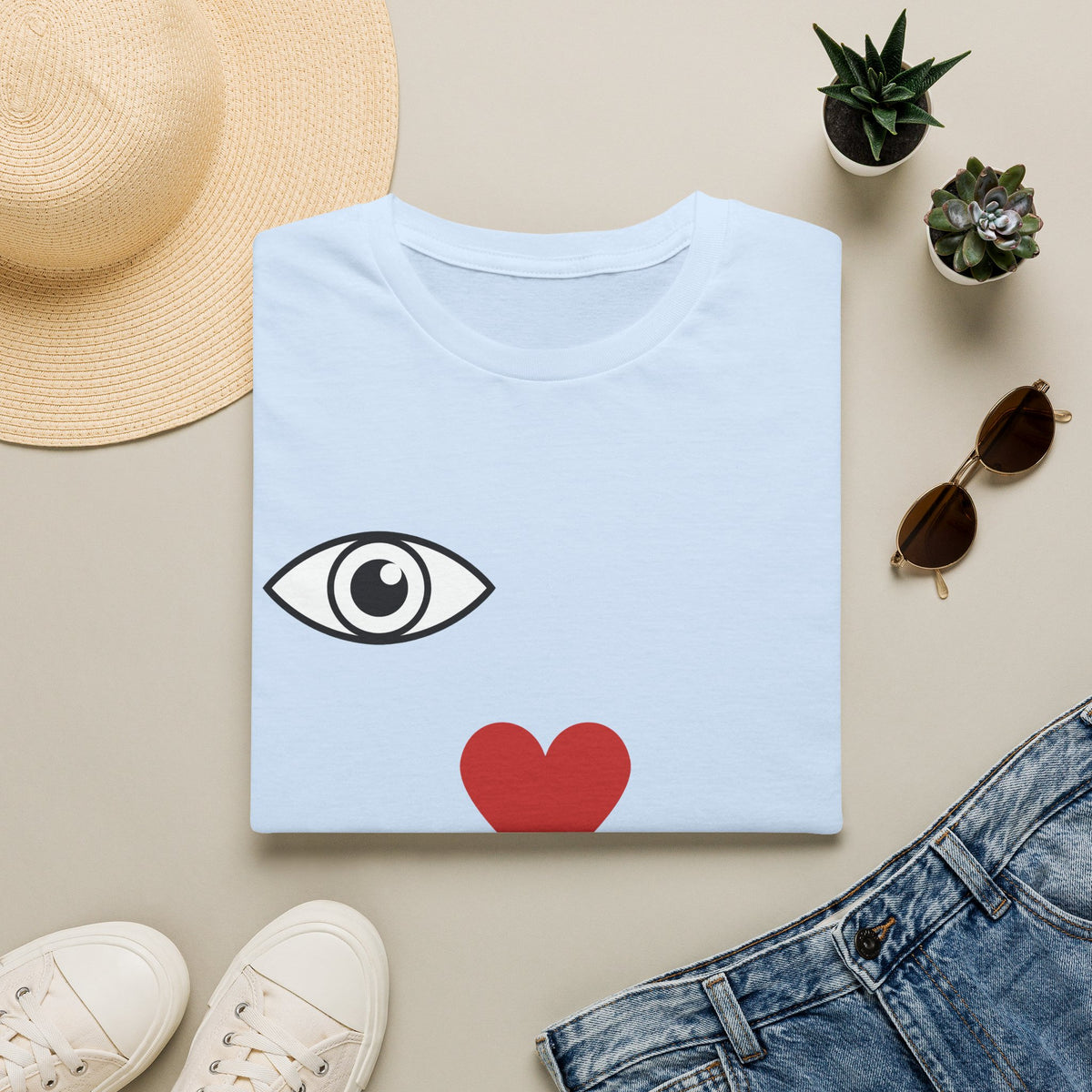 Eye Love Pickleball- Diagonal