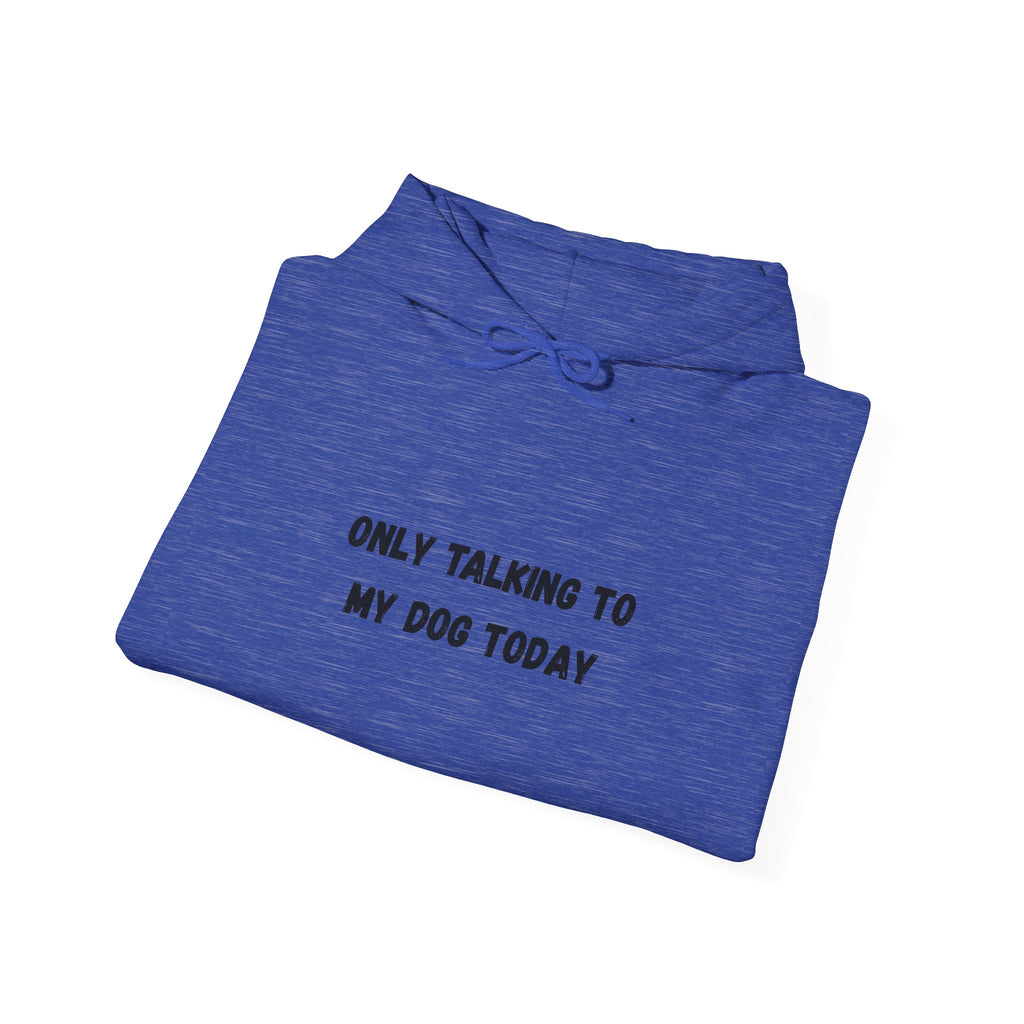 Only Talking to My Dog Today Hoodie