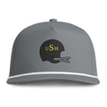 Black & Gold Helmet- Sunwashed Rope Cap