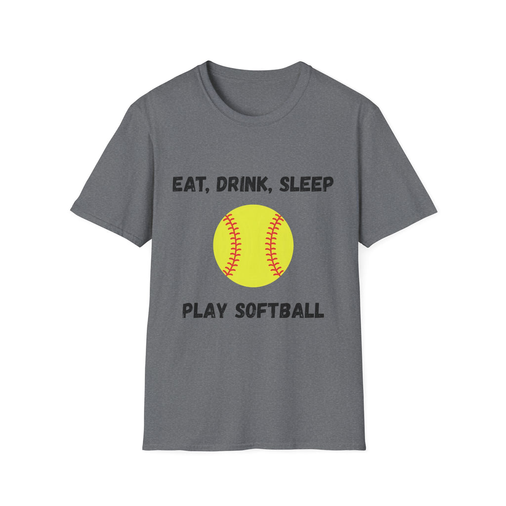 Eat, Drink, Sleep Play Softball T-Shirt