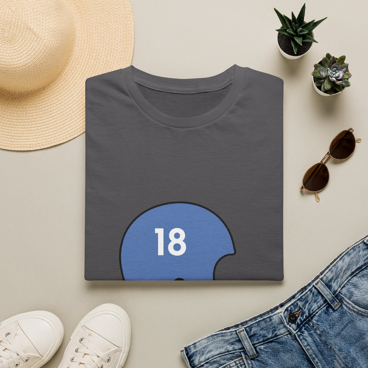 Miss. #18 Vintage Helmet T-Shirt
