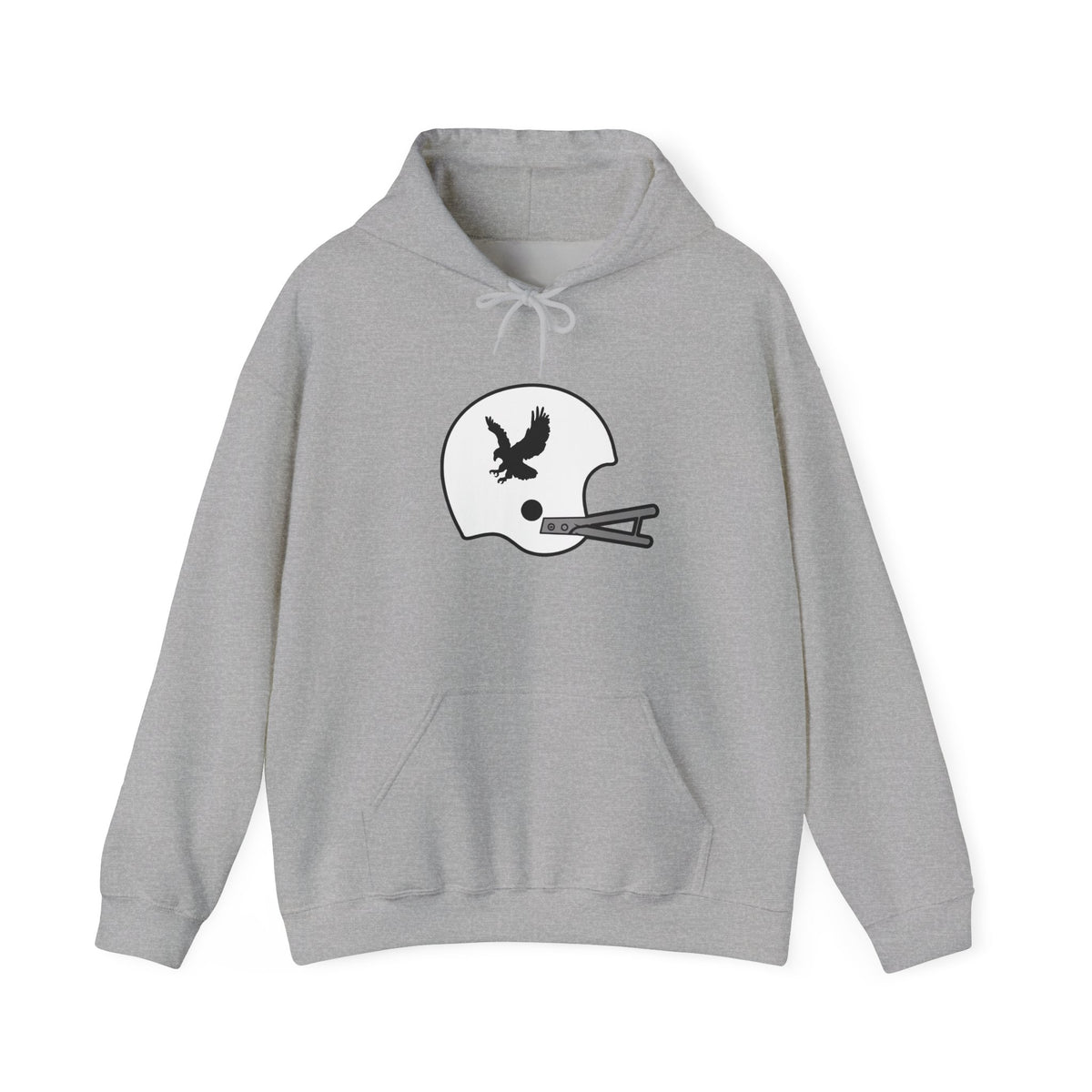 Black & Gold Football Hoodie — College Team Fan Pullover