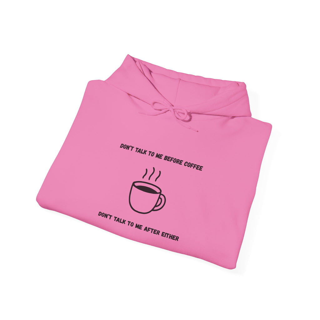 Don't Talk to Me Before Coffee Hoodie