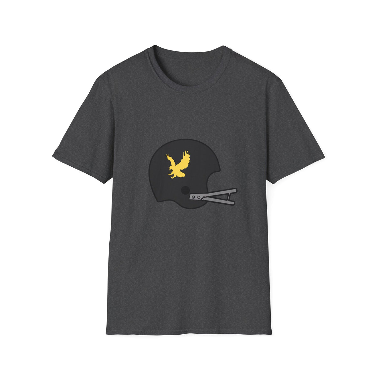 Black & Gold Vintage Helmet T-Shirt