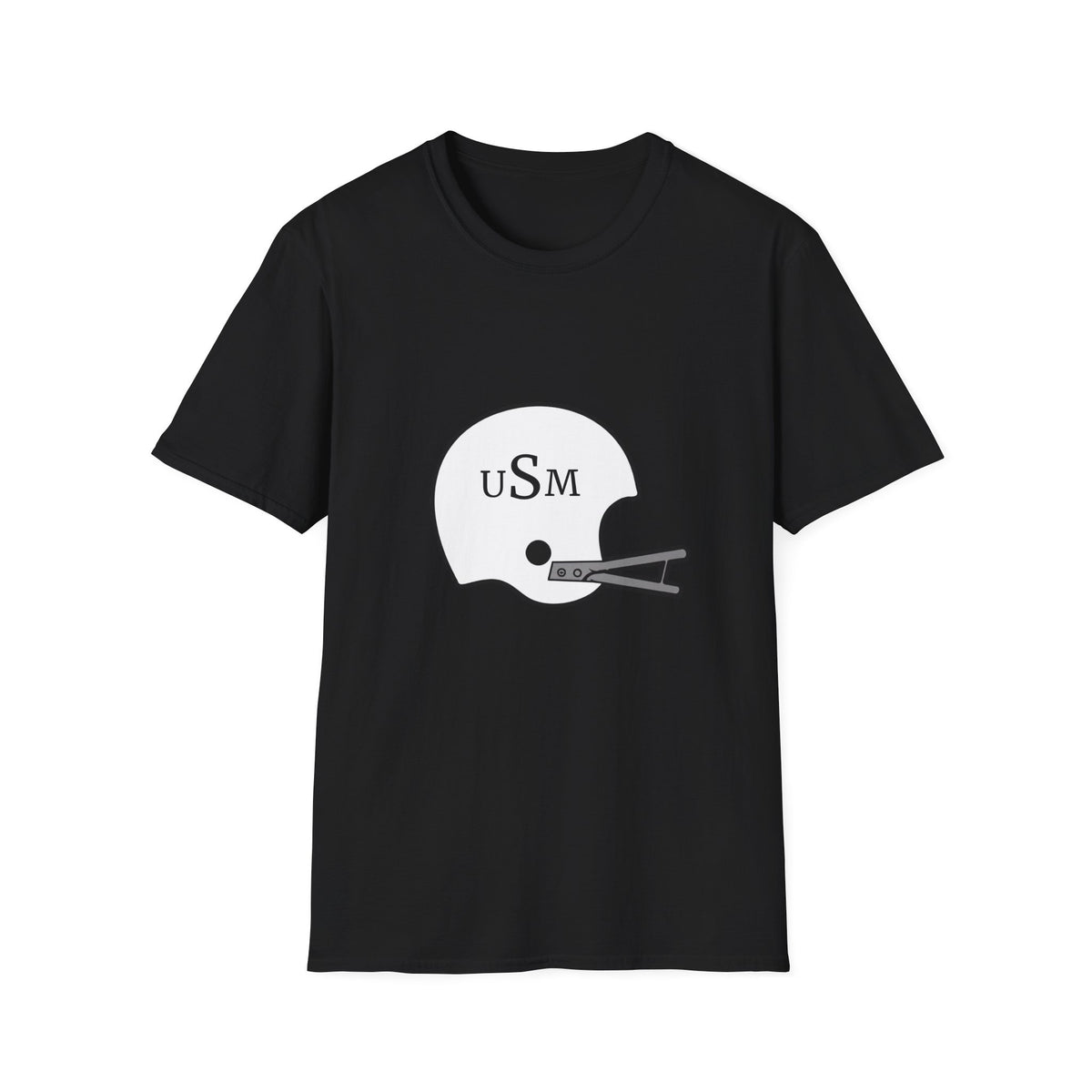 Black & Gold Vintage Helmet T-Shirt