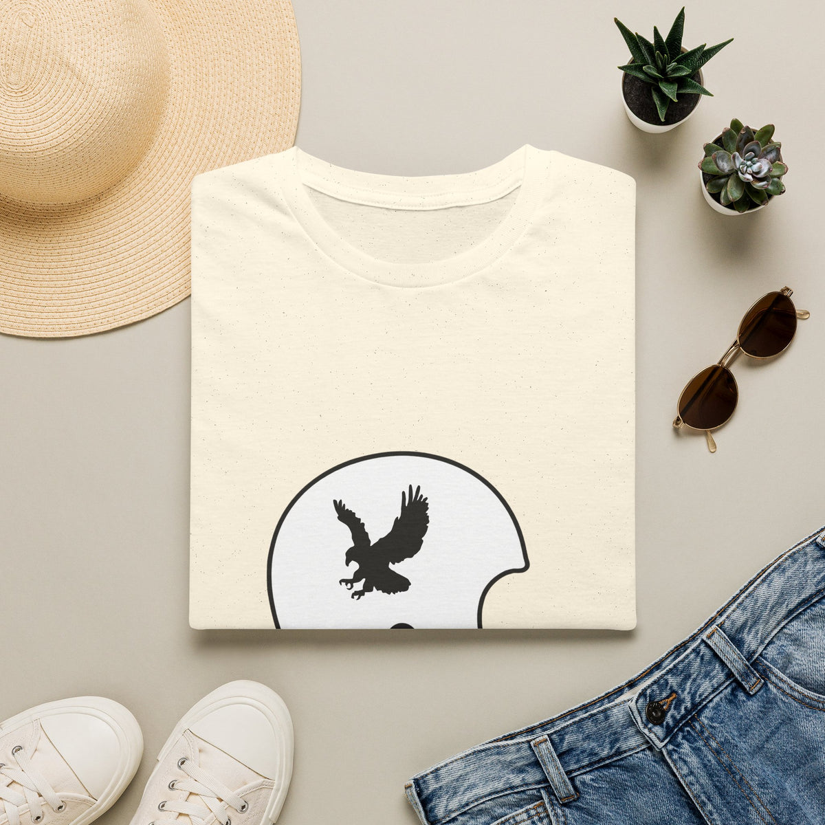 Black & Gold Vintage Helmet T-Shirt