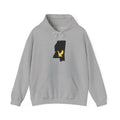 Black & Gold Football Hoodie — College Team Fan Pullover