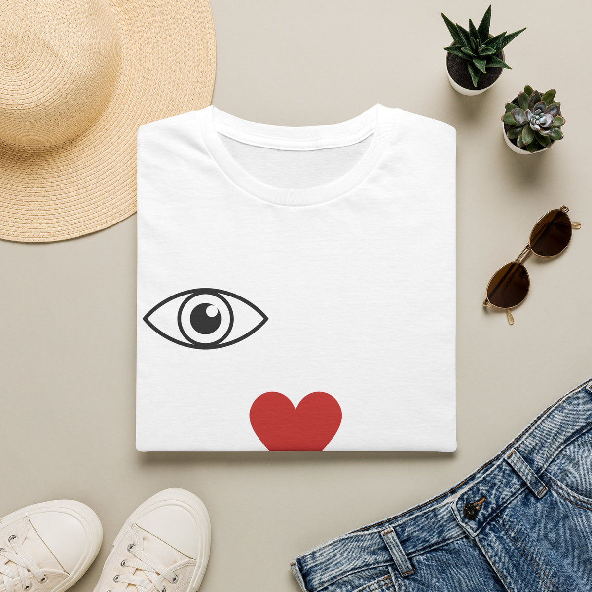 Eye Love Pickleball- Diagonal