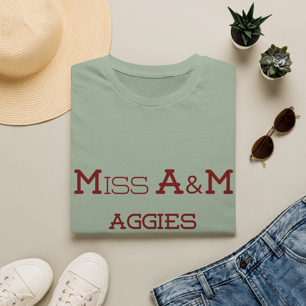 Maroon & White- Miss. A&M Aggies T-Shirt