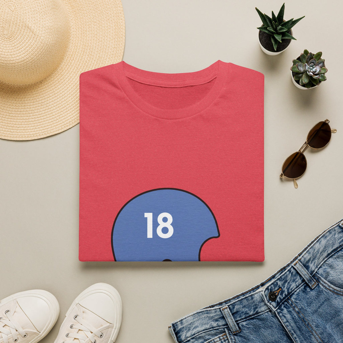 Miss. #18 Vintage Helmet T-Shirt