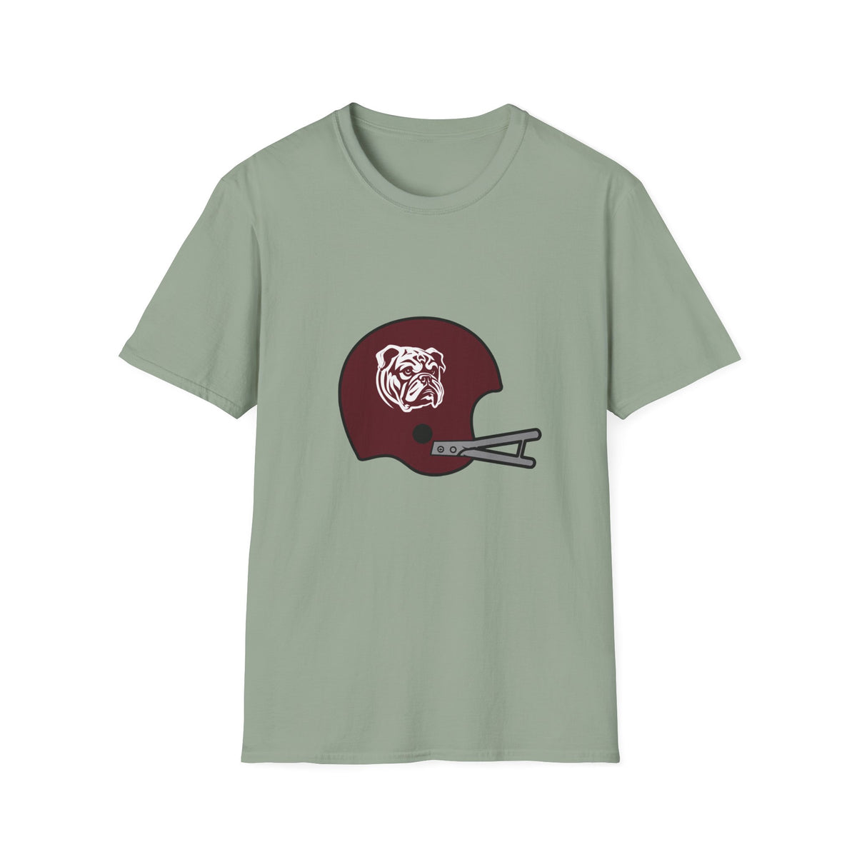 Maroon & White Vintage Helmet- Maroon