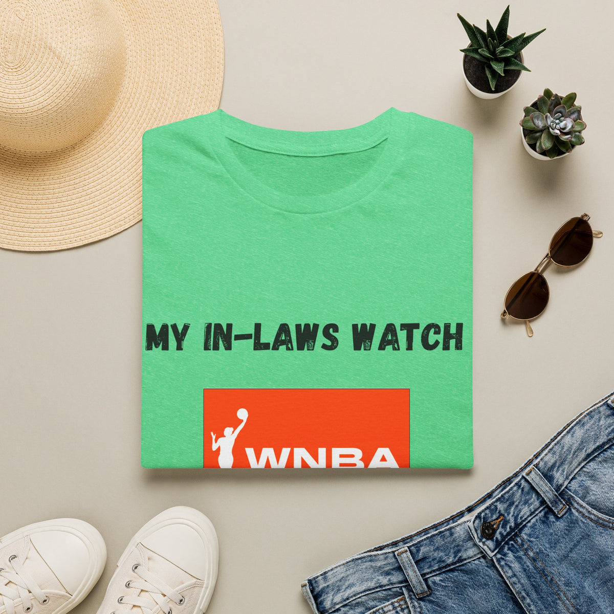 My In-Laws Watch WNBA T-Shirt