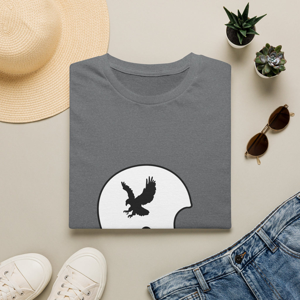 Black & Gold Vintage Helmet T-Shirt
