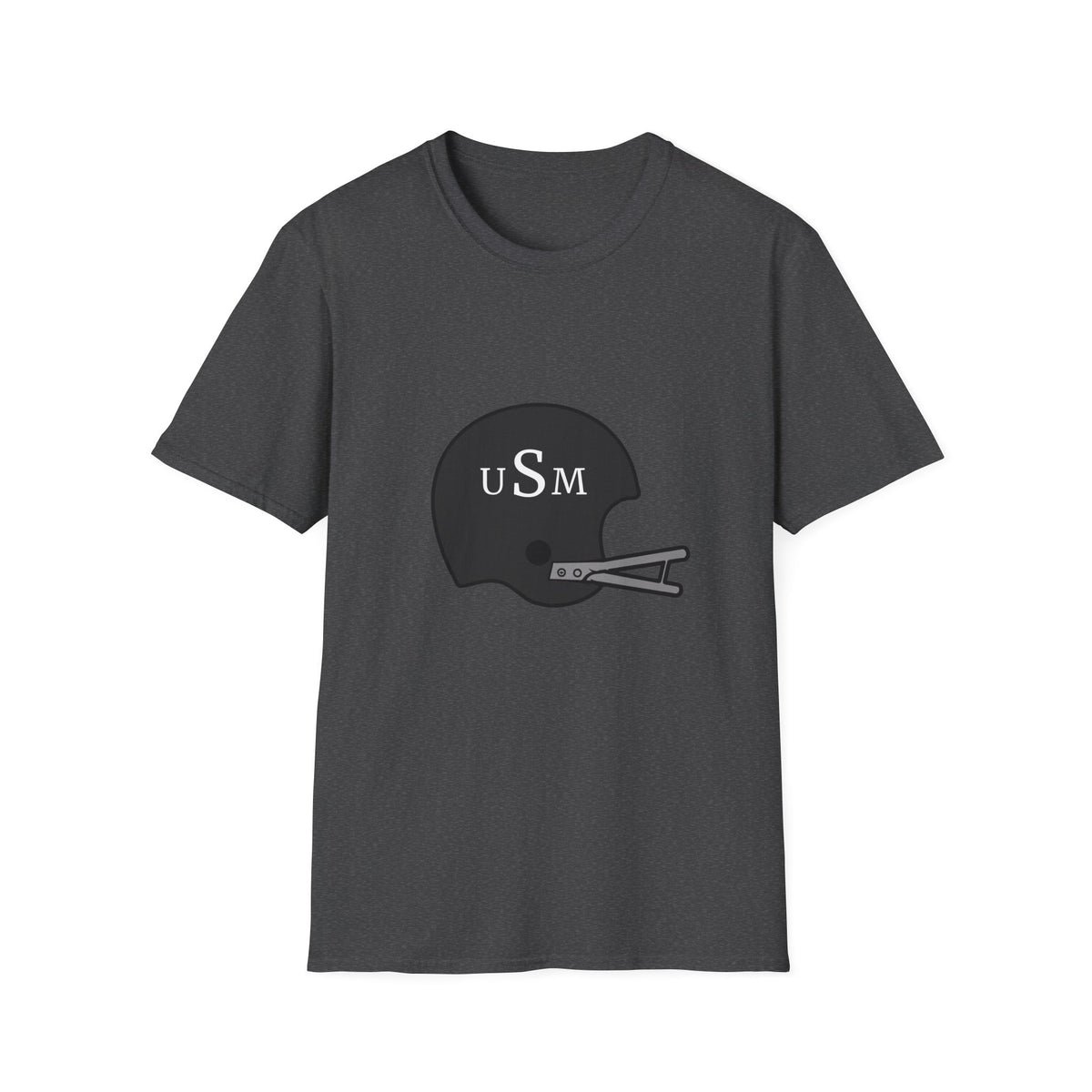 Black & Gold Vintage Helmet T-Shirt