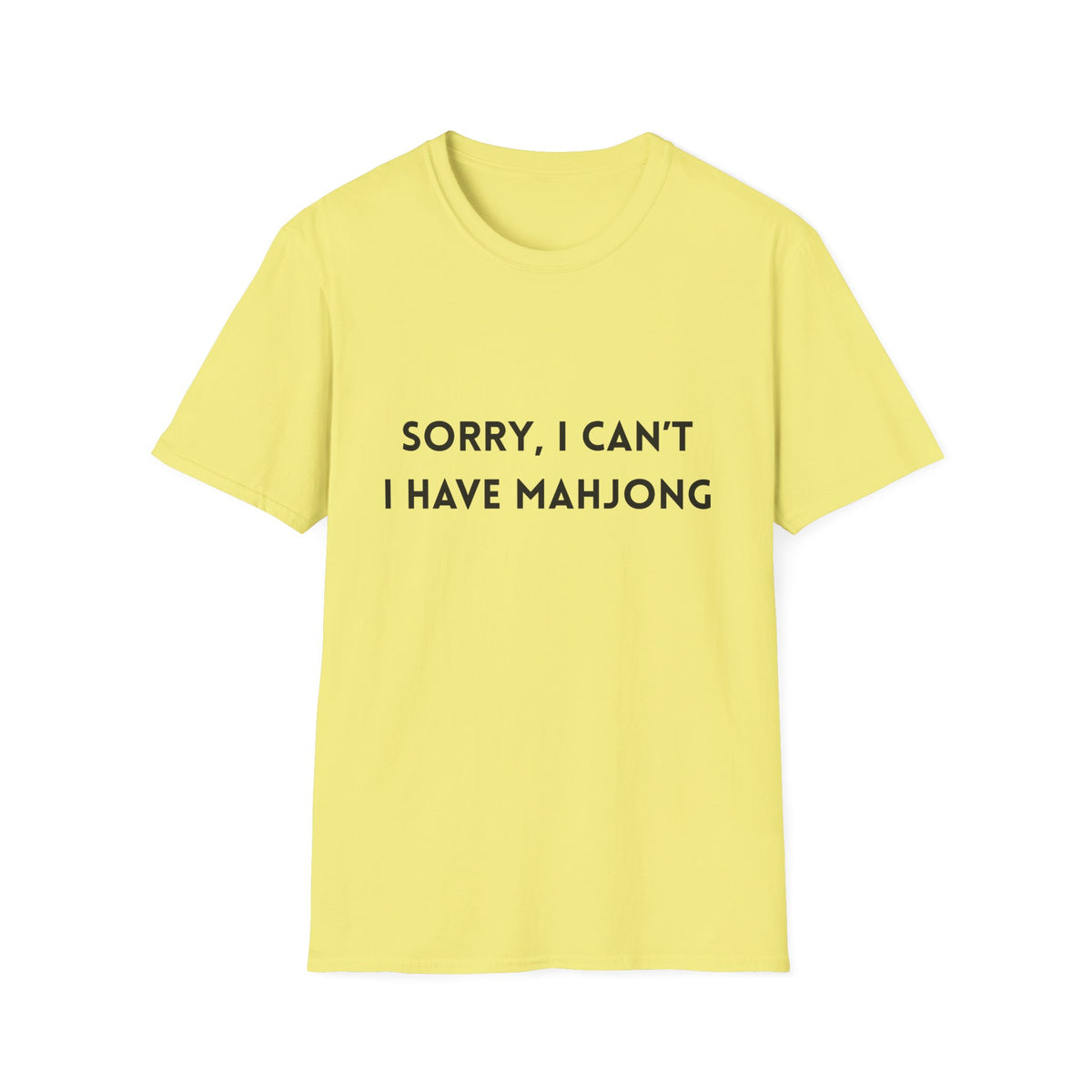 Sorry, I Can't. I Have Mahjong T-Shirt