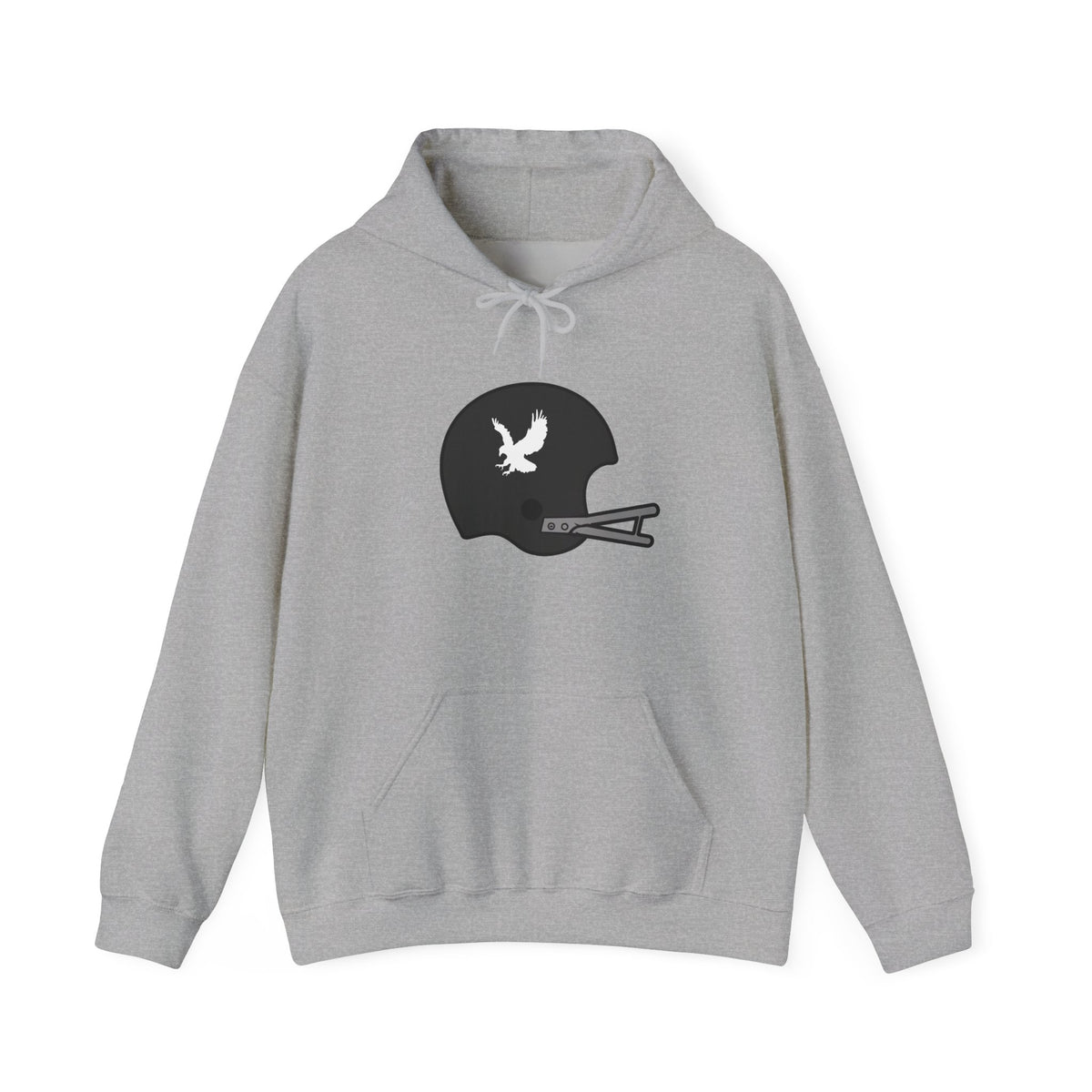 Black & Gold Football Hoodie — College Team Fan Pullover