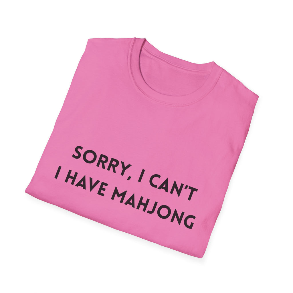 Sorry, I Can't. I Have Mahjong T-Shirt