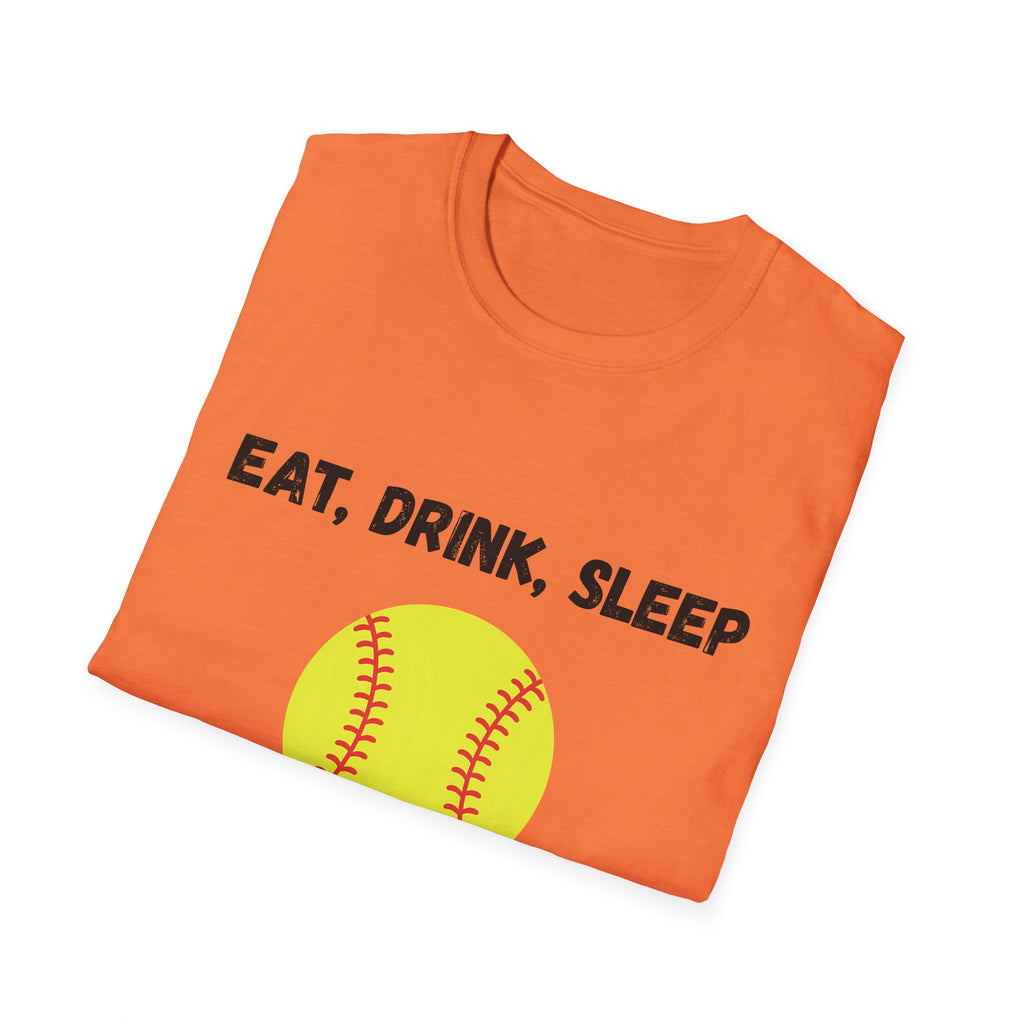 Eat, Drink, Sleep Play Softball T-Shirt