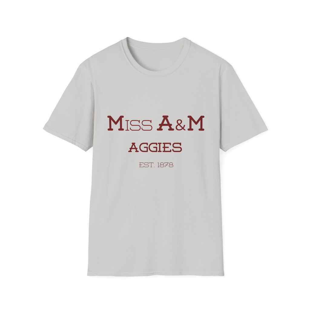 Maroon & White- Miss. A&M Aggies T-Shirt