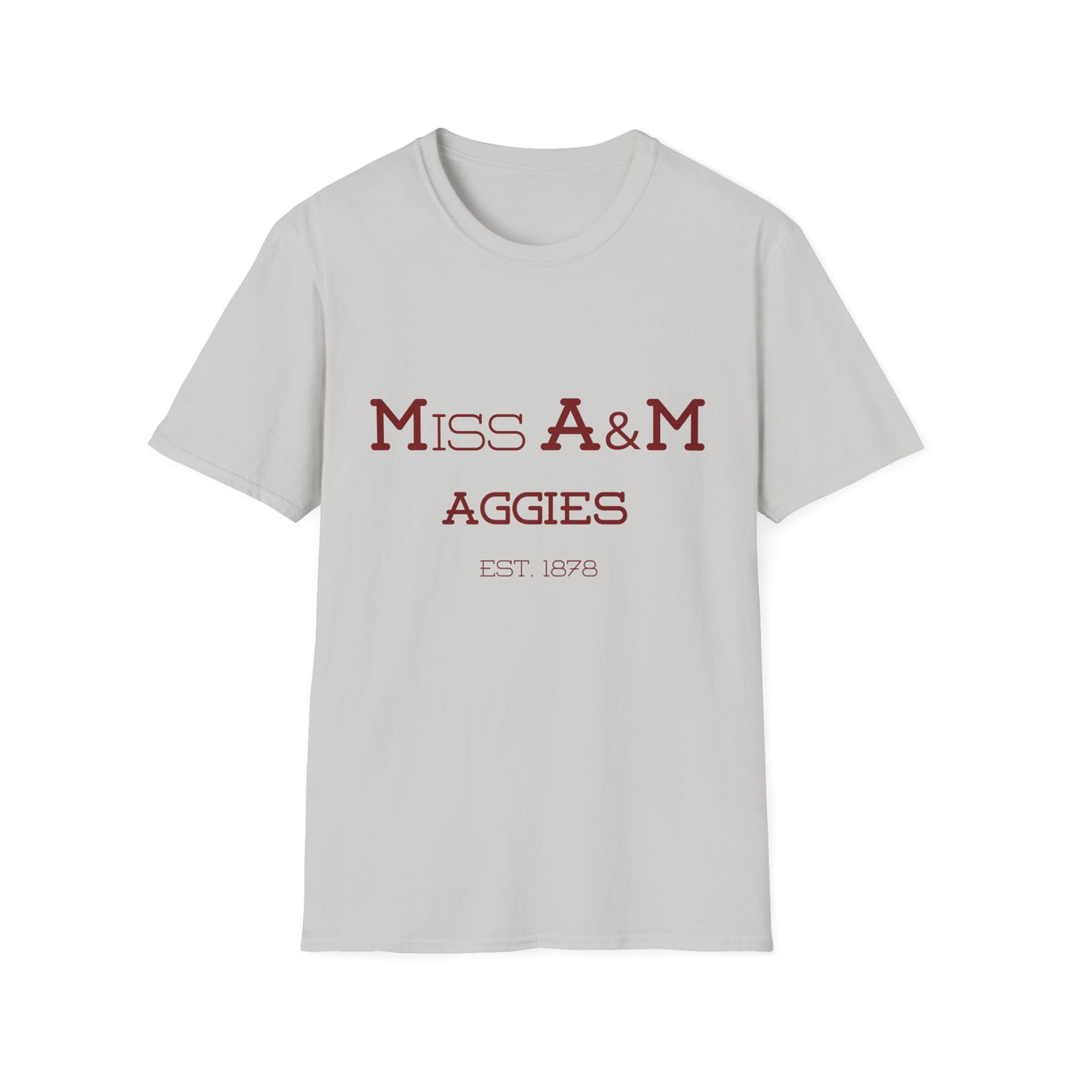 Maroon & White- Miss. A&M Aggies T-Shirt