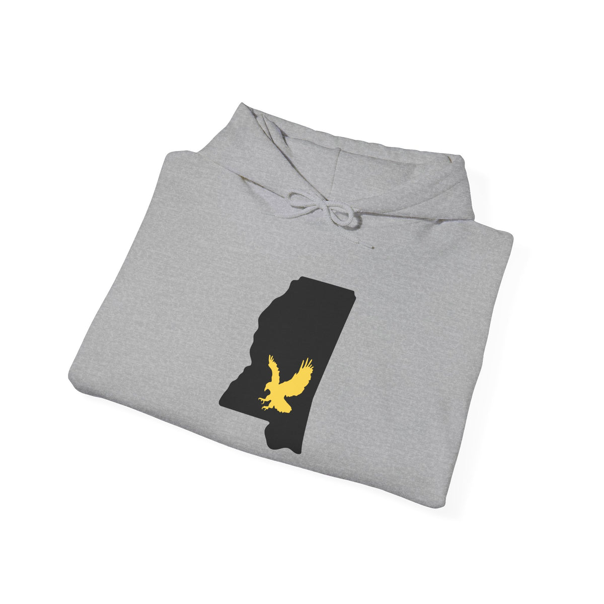 Black & Gold Football Hoodie — College Team Fan Pullover