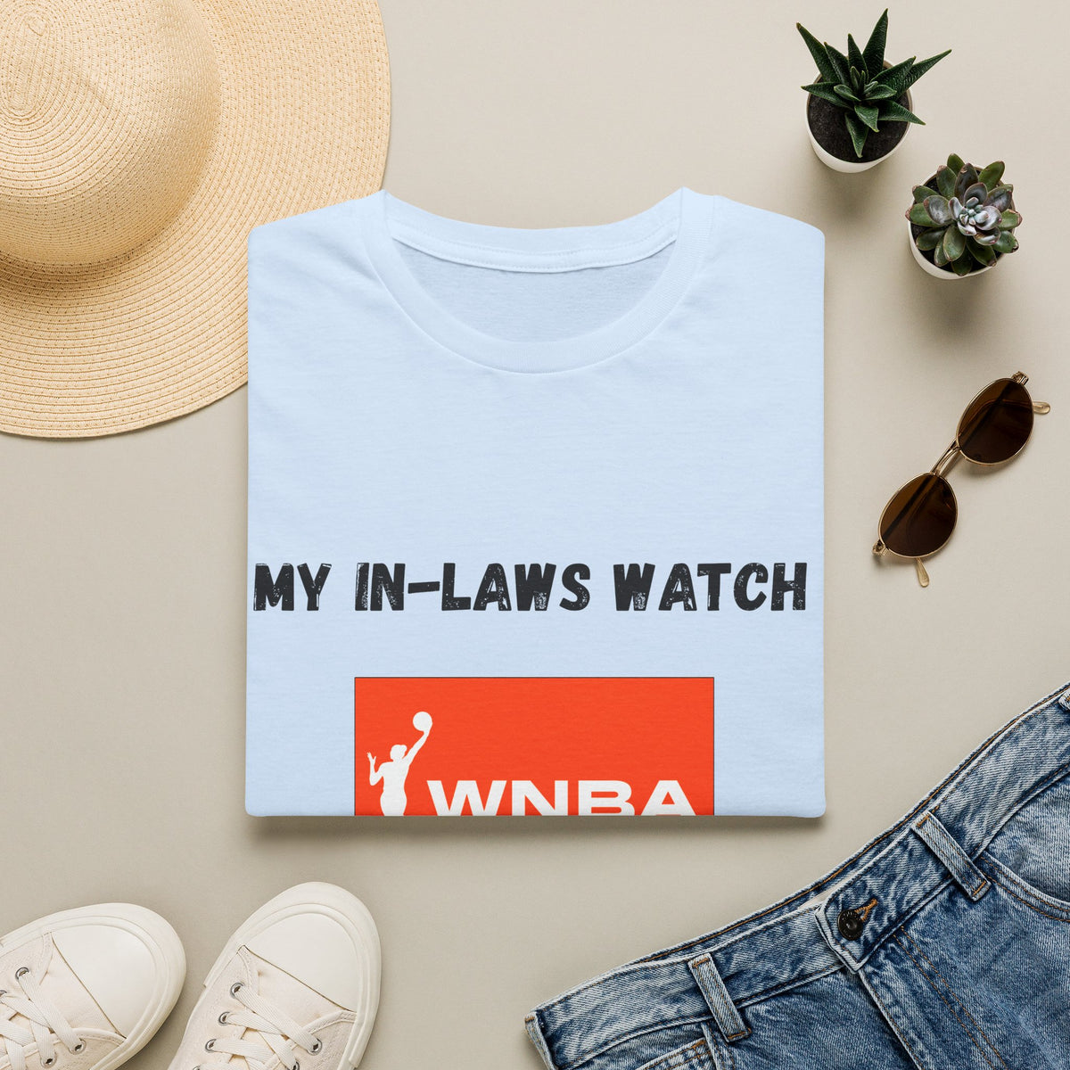 My In-Laws Watch WNBA T-Shirt