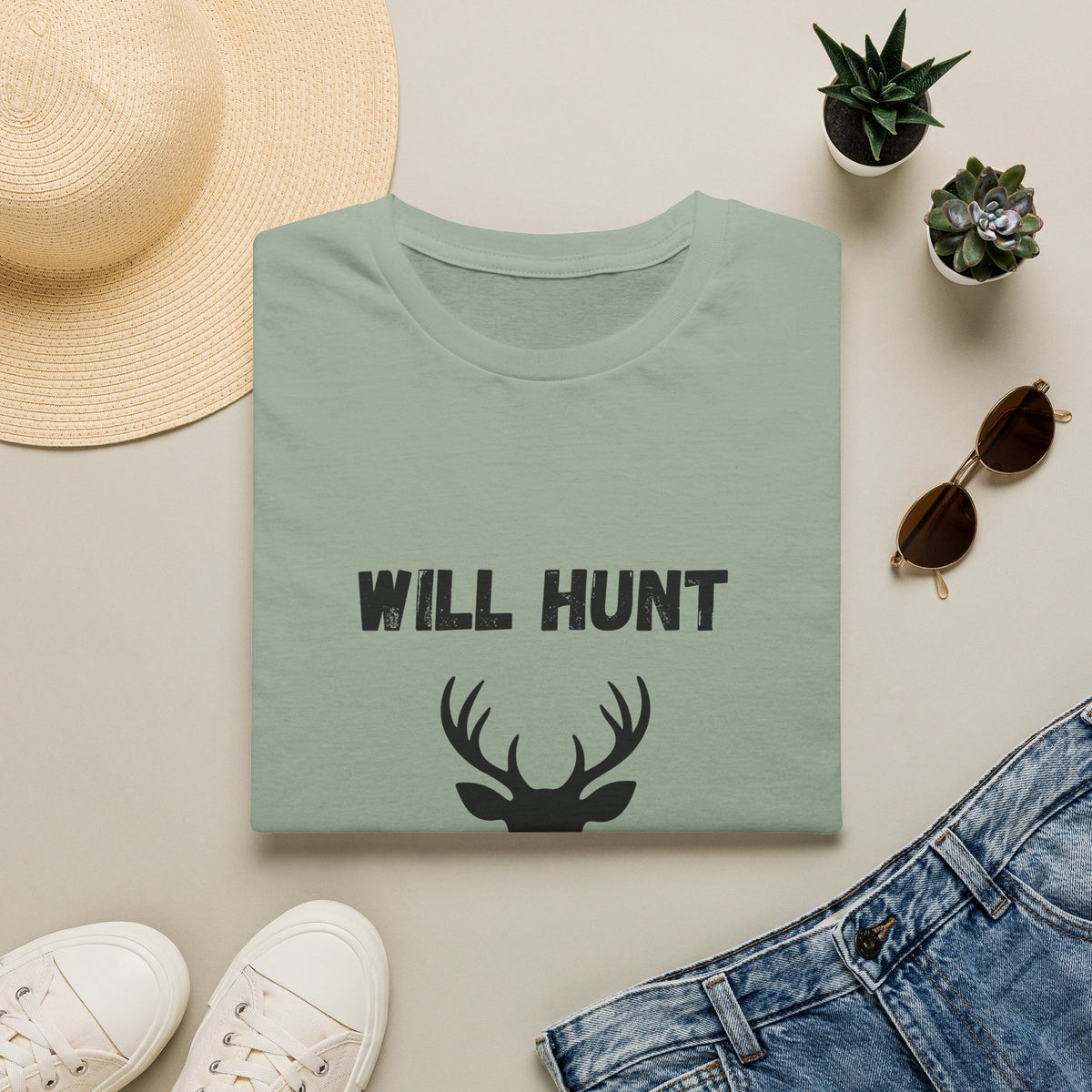 Will Hunt for Food T-Shirt
