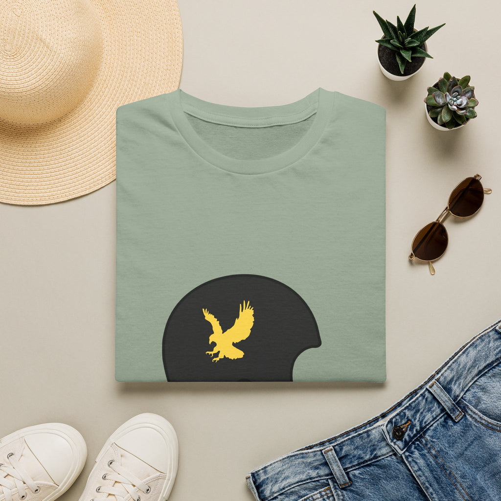 Black & Gold Vintage Helmet T-Shirt