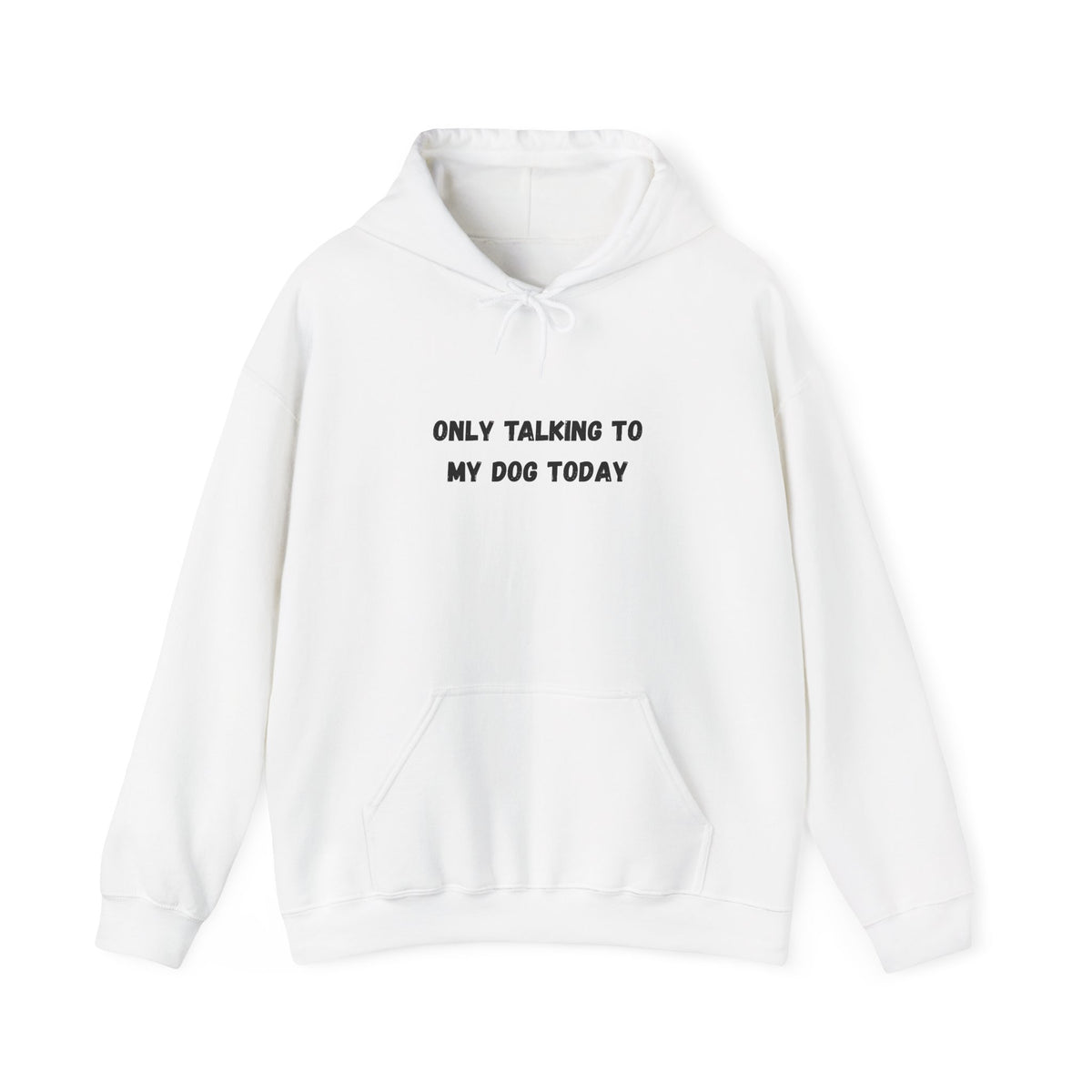 Only Talking to My Dog Today Hoodie