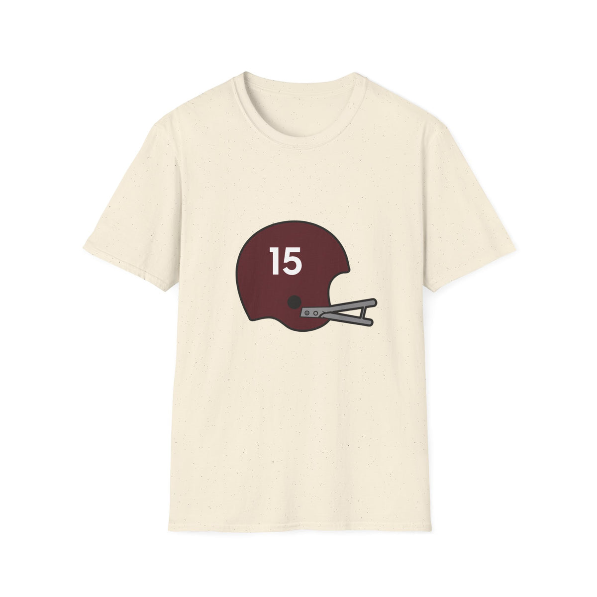 Maroon & White Vintage Helmet- #15