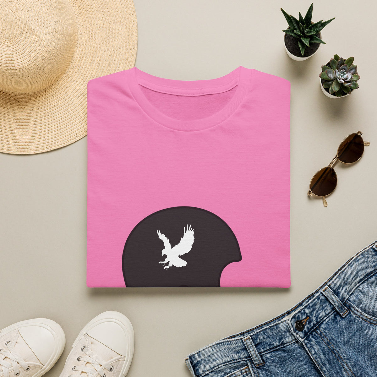 Black & Gold Vintage Helmet T-Shirt