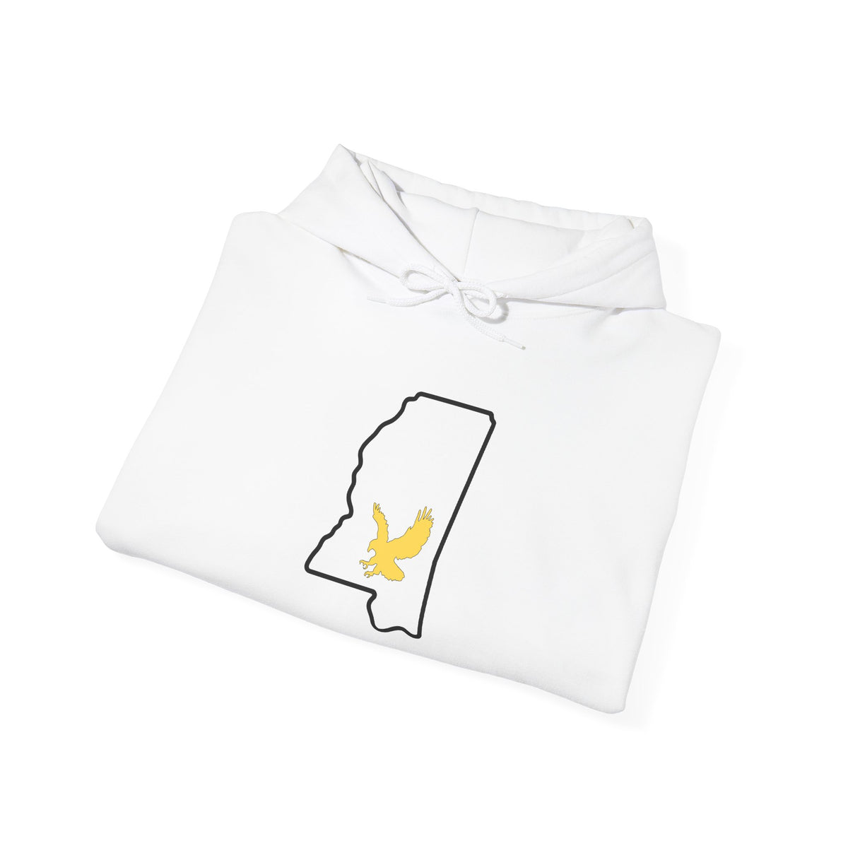 Black & Gold Football Hoodie — College Team Fan Pullover