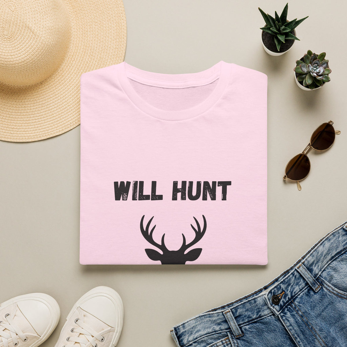Will Hunt for Food T-Shirt