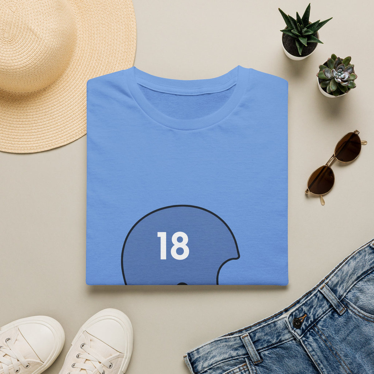 Miss. #18 Vintage Helmet T-Shirt
