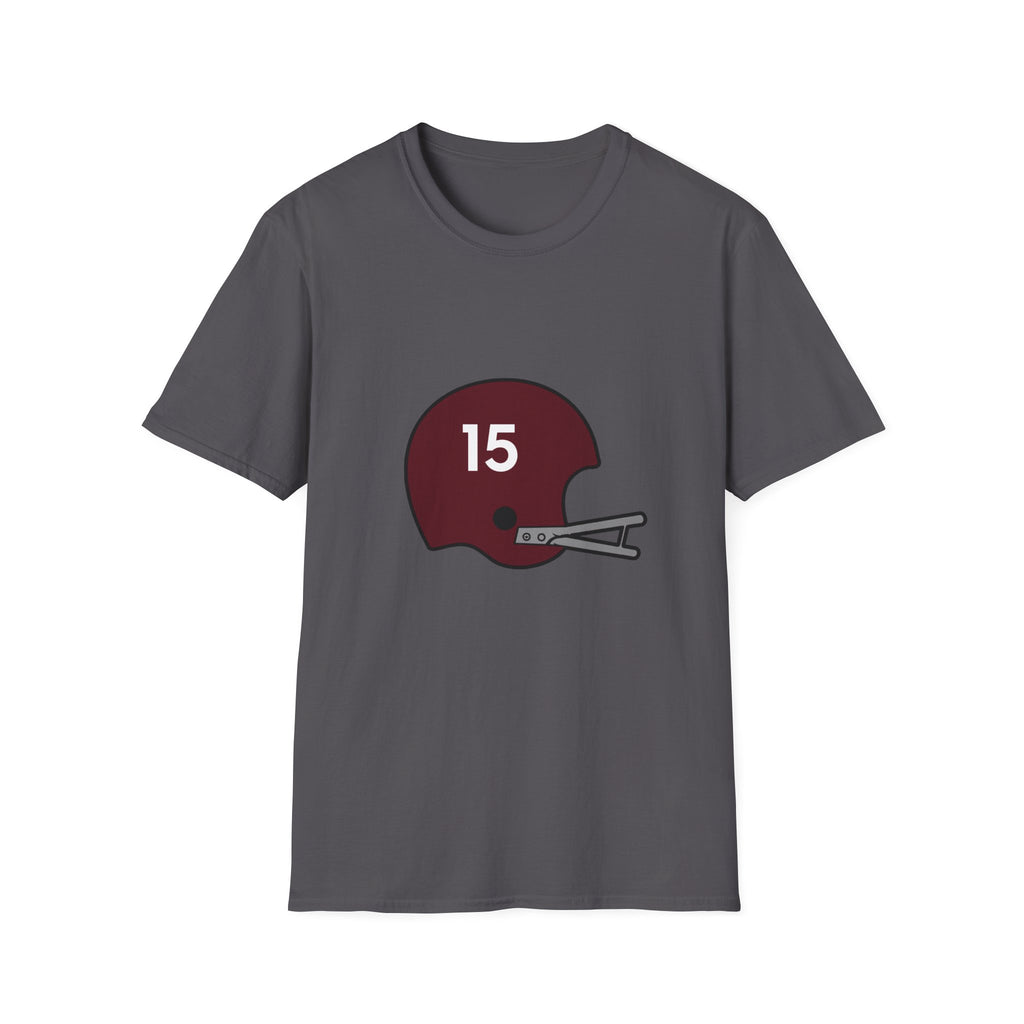 Maroon & White Vintage Helmet- #15