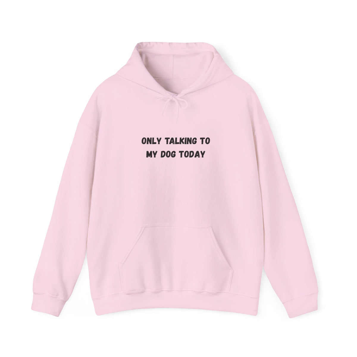Only Talking to My Dog Today Hoodie
