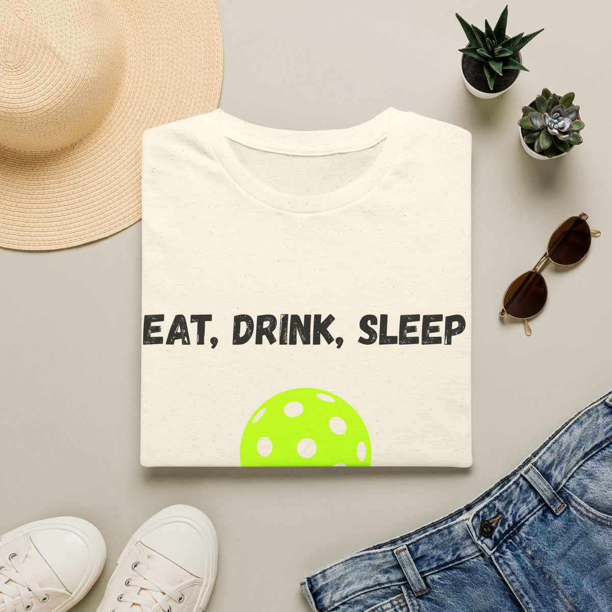 Eat, Drink, Sleep Play Pickleball T-Shirt