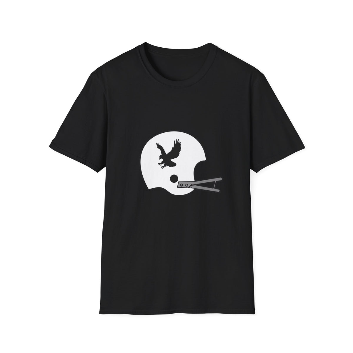 Black & Gold Vintage Helmet T-Shirt