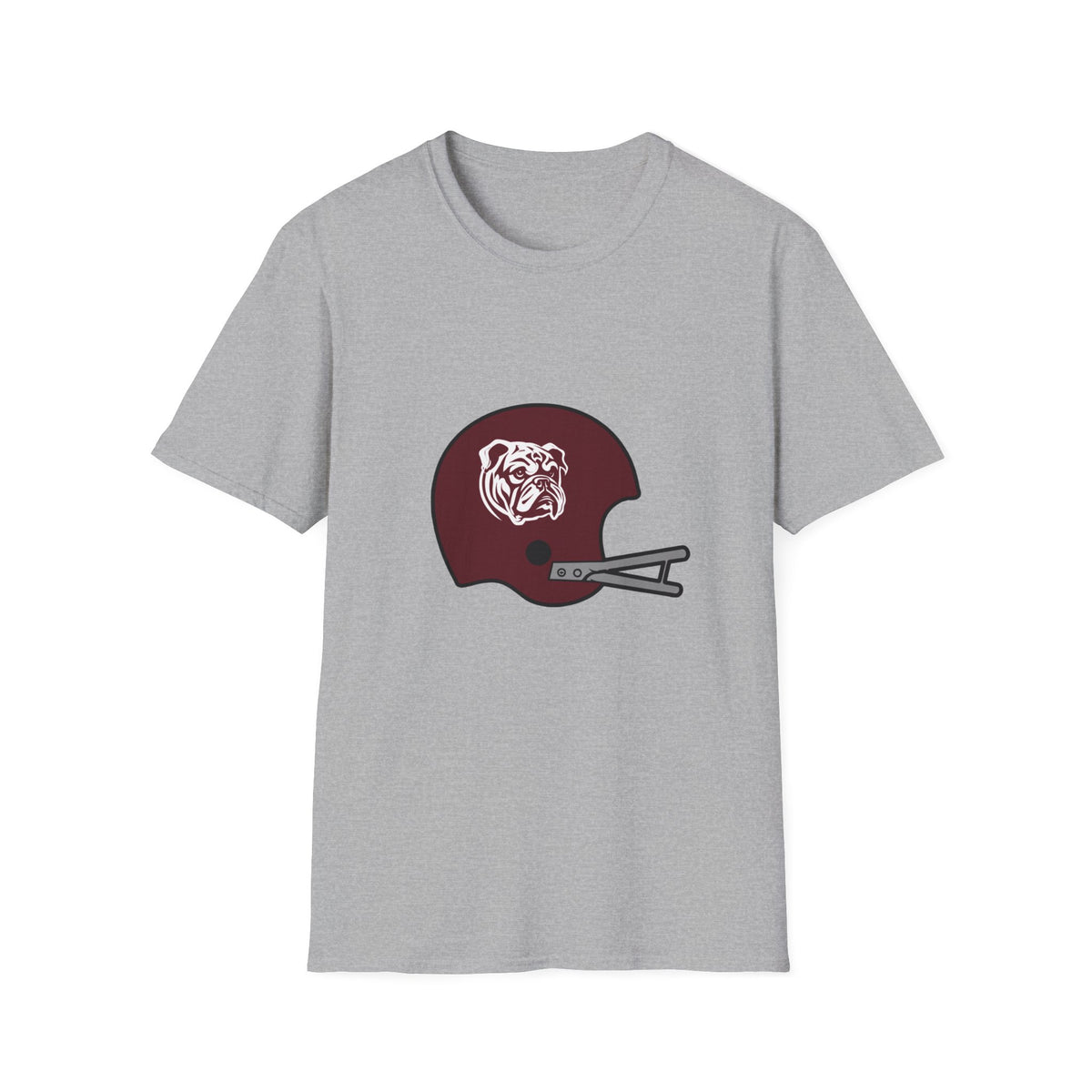 Maroon & White Vintage Helmet- Maroon