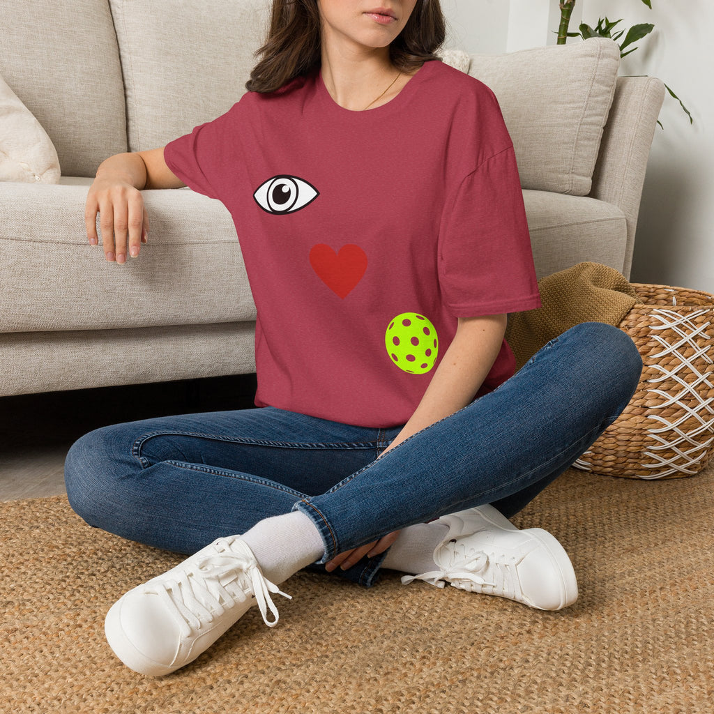 Eye Love Pickleball- Diagonal