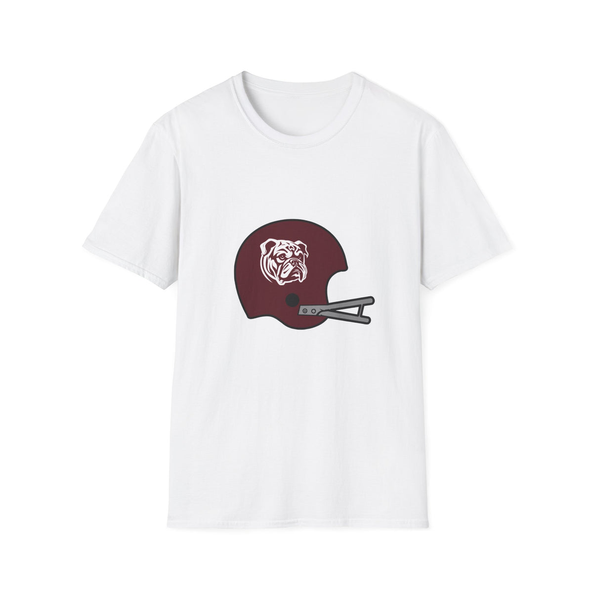 Maroon & White Vintage Helmet- Maroon