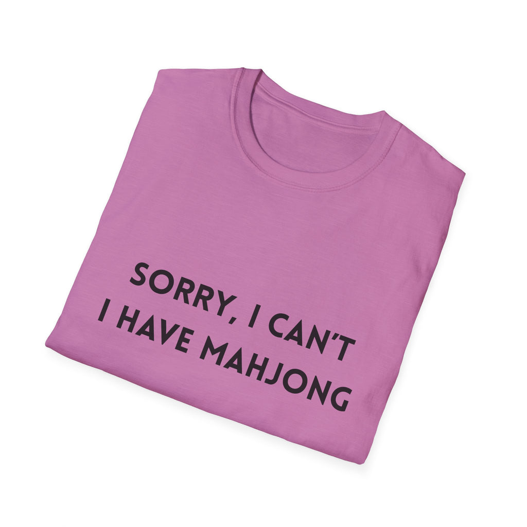 Sorry, I Can't. I Have Mahjong T-Shirt