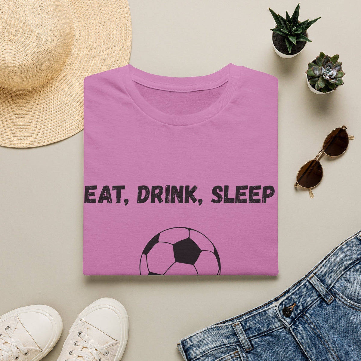 Eat, Drink, Sleep Play Soccer T-Shirt