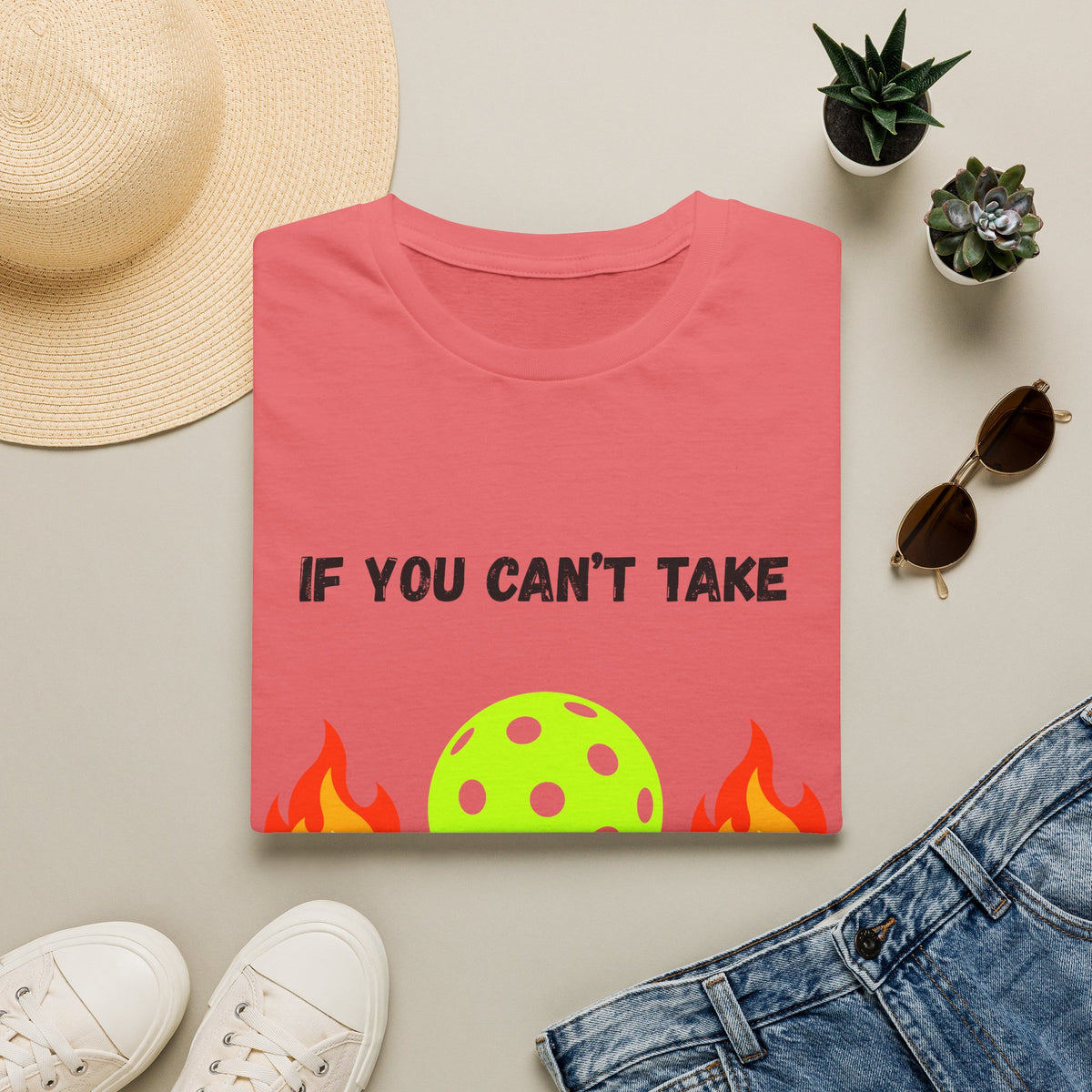 If You Can't Take the Heat, Get Out the Kitchen Pickleball T-Shirt